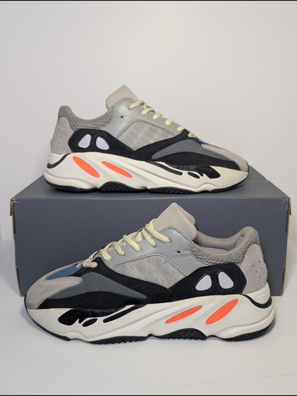 Adidas Yeezy Boost 700 Wave Runner Solid Grey Men's Size 7